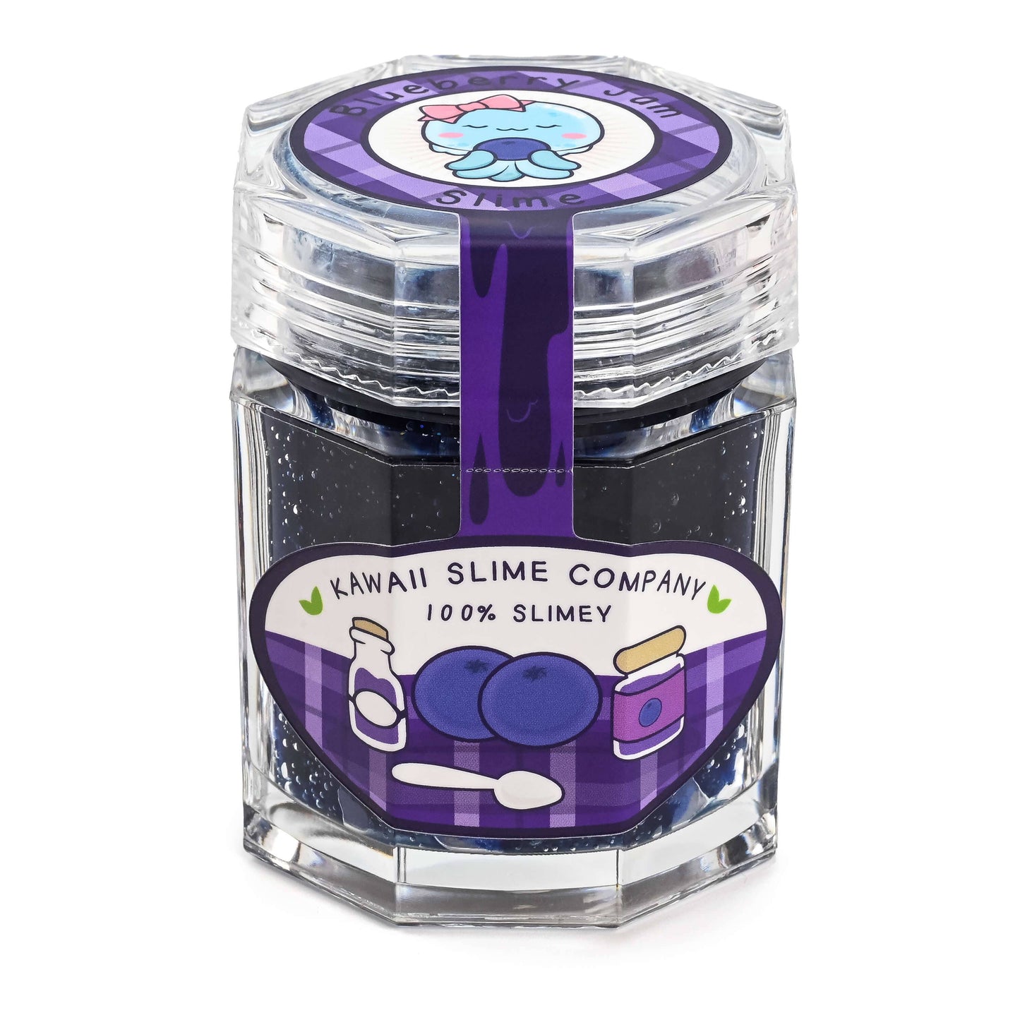 Blueberry Jam Clear Slime (5pcs/case)