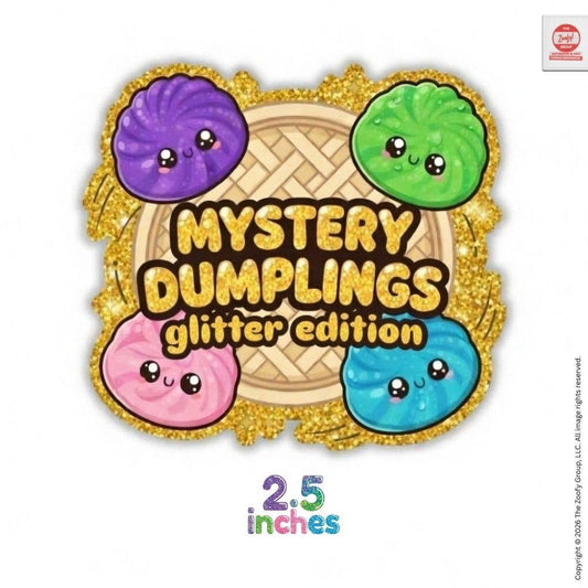 Mystery Glitter Dumpling Mini Squishies - 24 pc PDQ (2.5")
