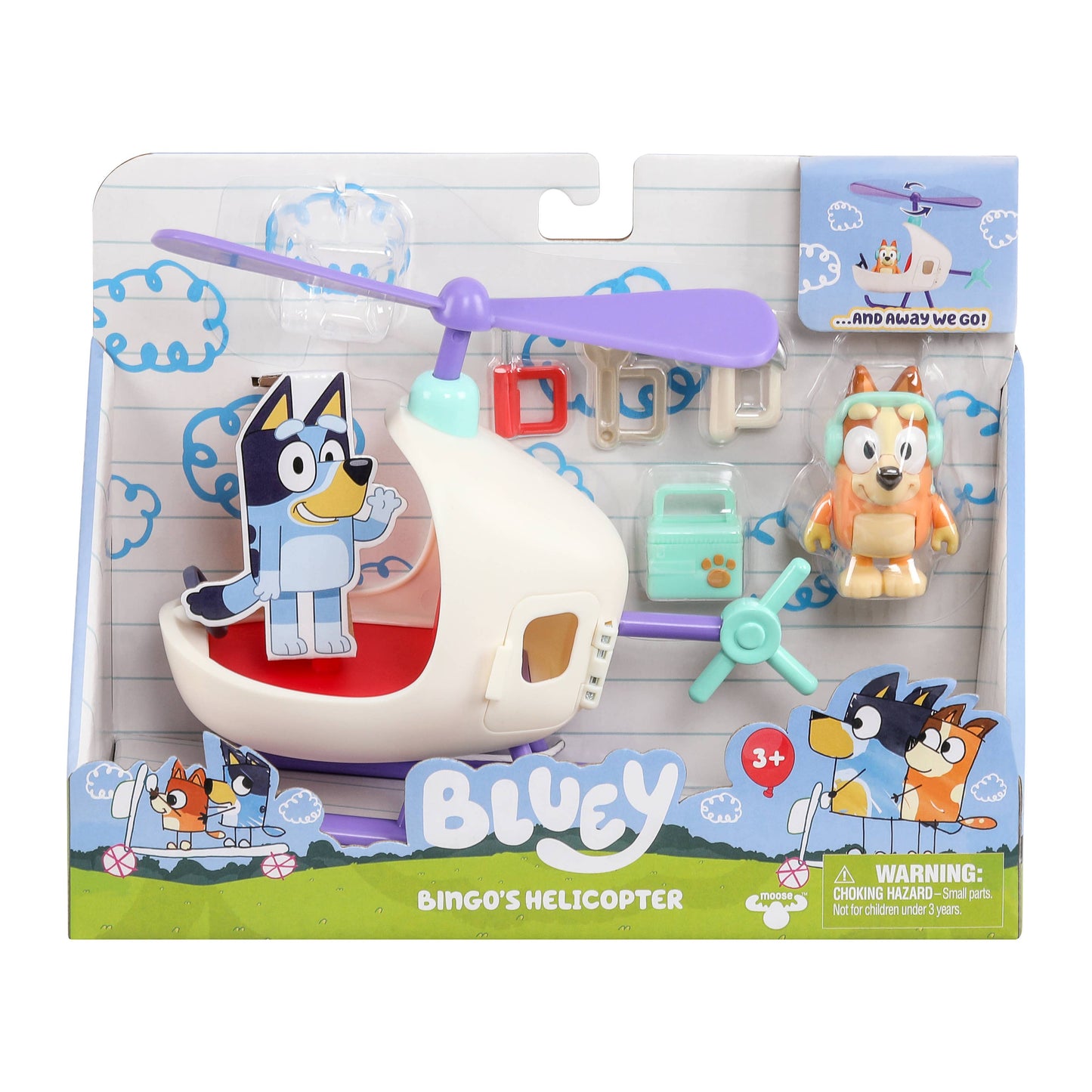 Moose Toys Bluey Vehicle & Figure