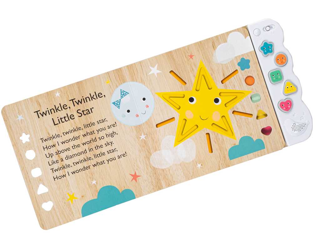 Touch and Trace Nursery Rhymes: Twinkle, Twinkle Little Star with 5-Buttton Light and Sound by Editors of Silver Dolphin Books