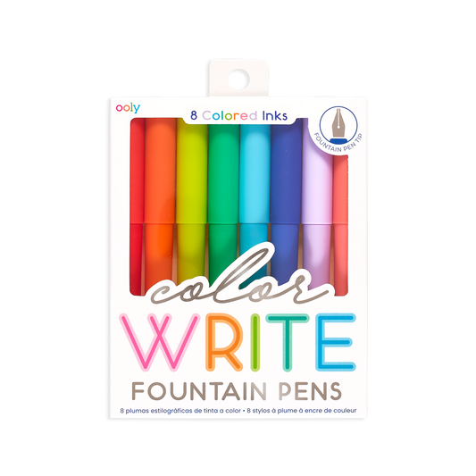 Color Write: Fountain Pens (Set of 8)