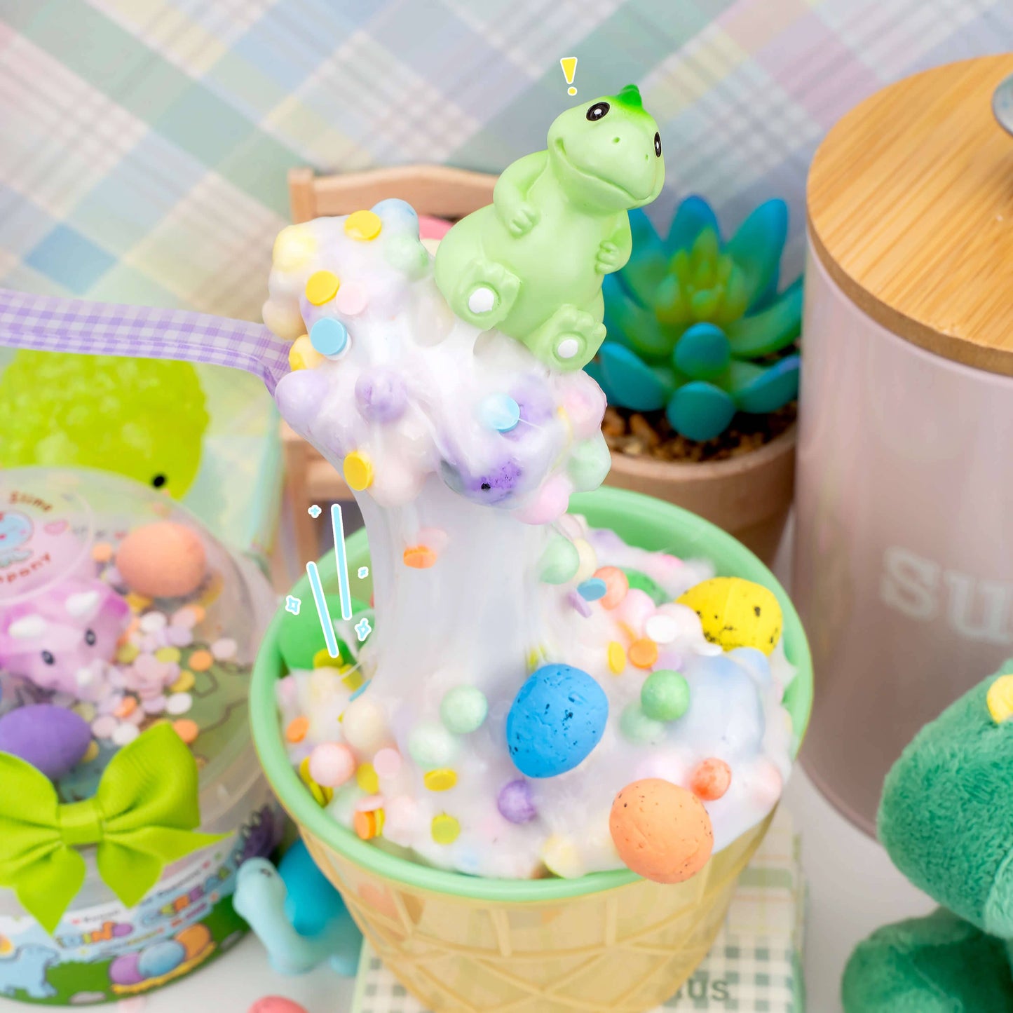 Dino Cereal Crunchy Slime (4pcs/case)