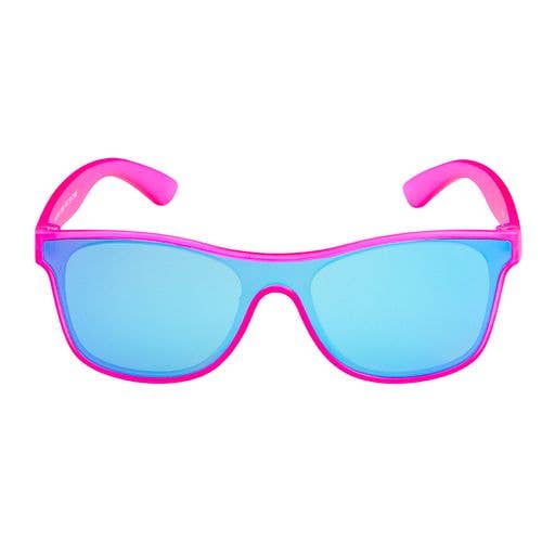 K6897 Kids - Pop Color Mirror Frames Kids Sunglasses