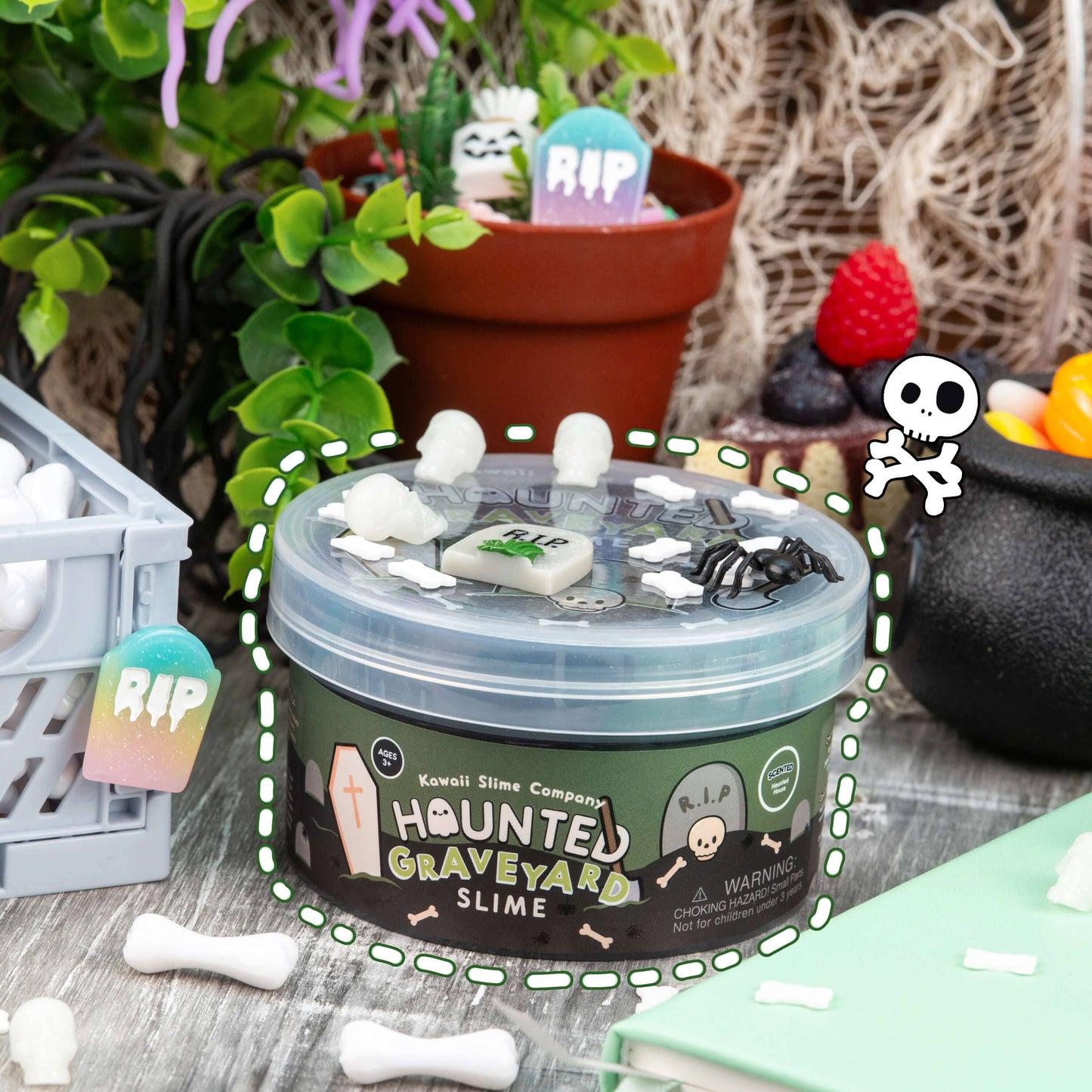 Haunted Graveyard Cloud Creme Slime (4pcs/case)