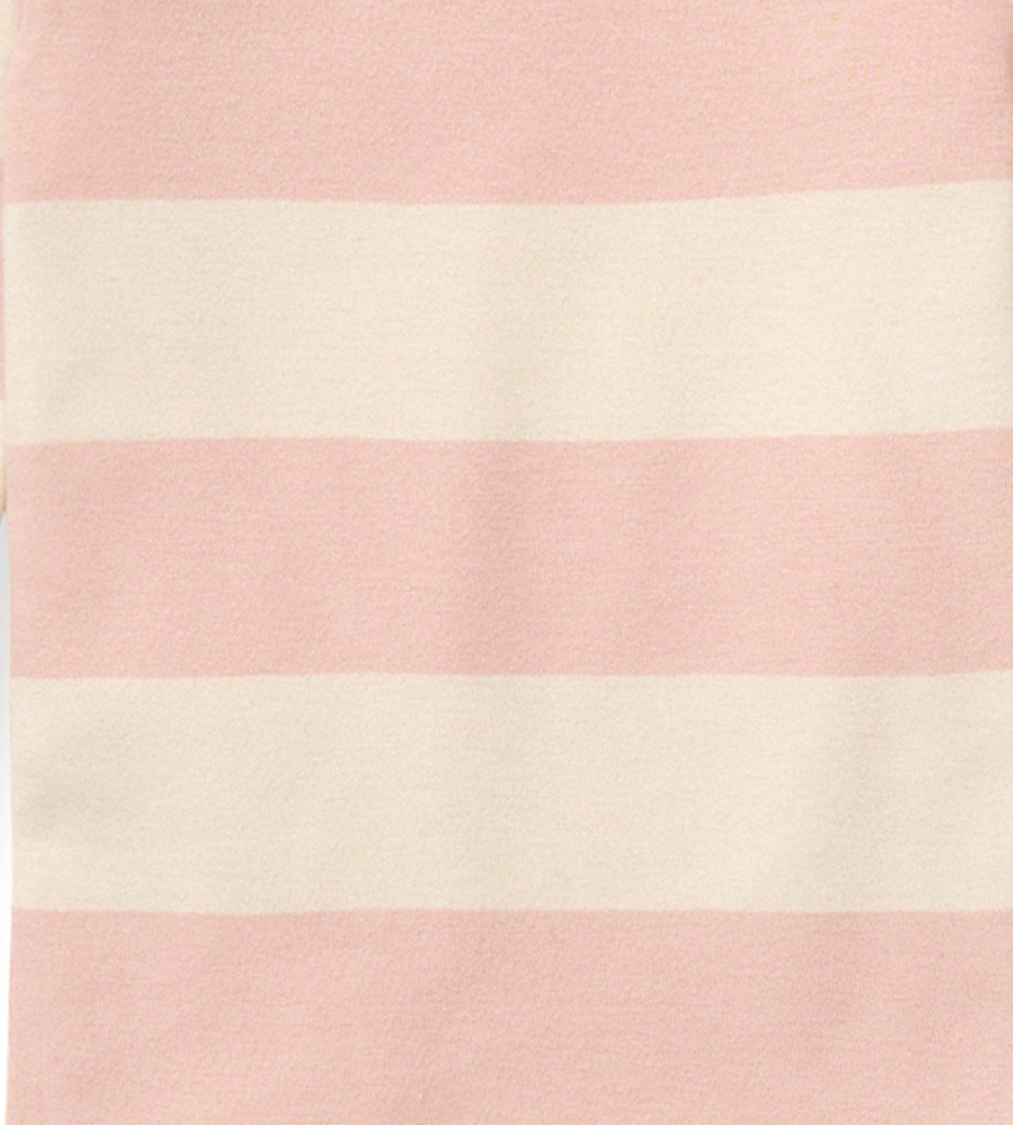 Rugby Stripe Organic Cotton Sleep & Play - Pink Sand
