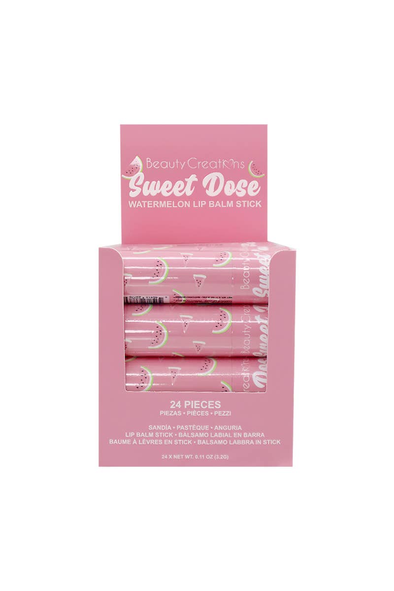 Beauty Creations SDLB-WD Watermelon Sweet Dose Lip Balm - 24