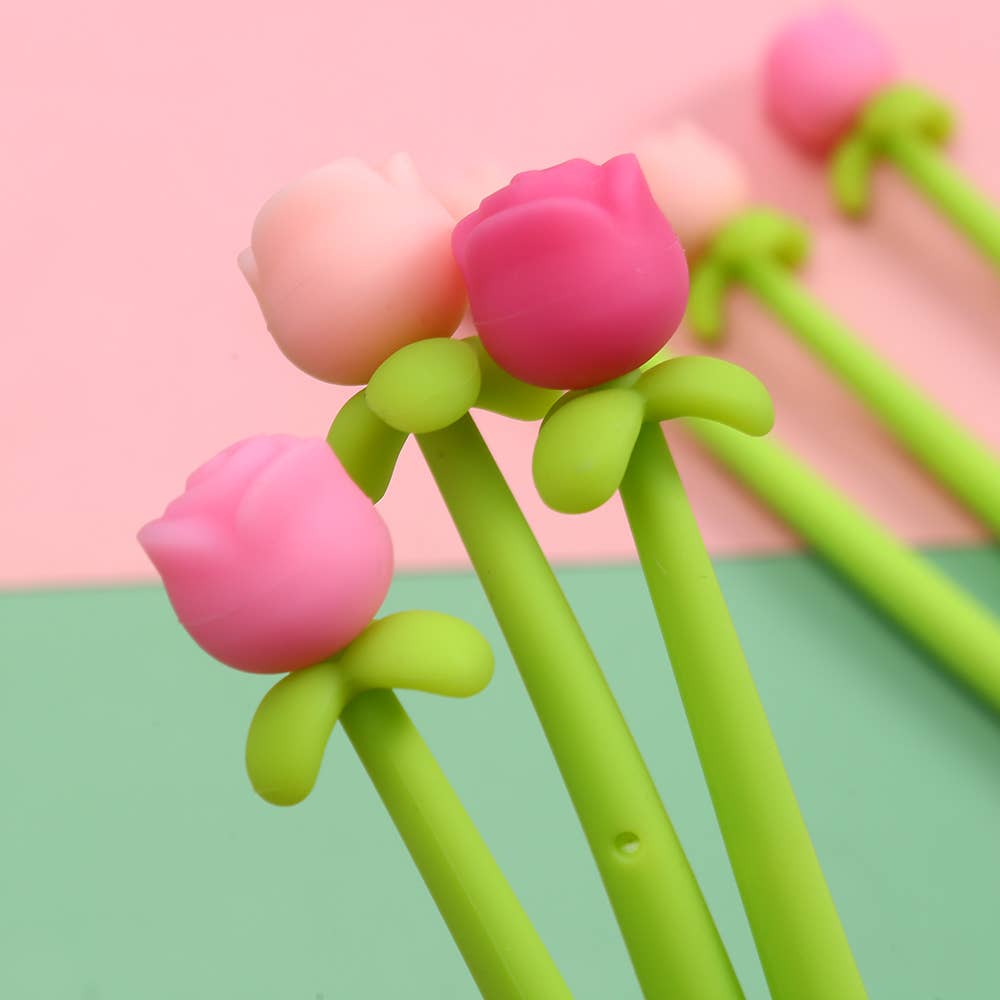 22679 ROSE WIGGLE GEL PEN-36