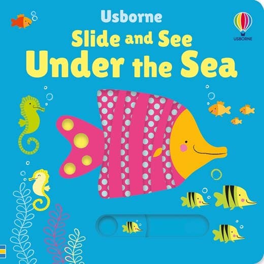 Slide And See Under The Sea board book: Usborne