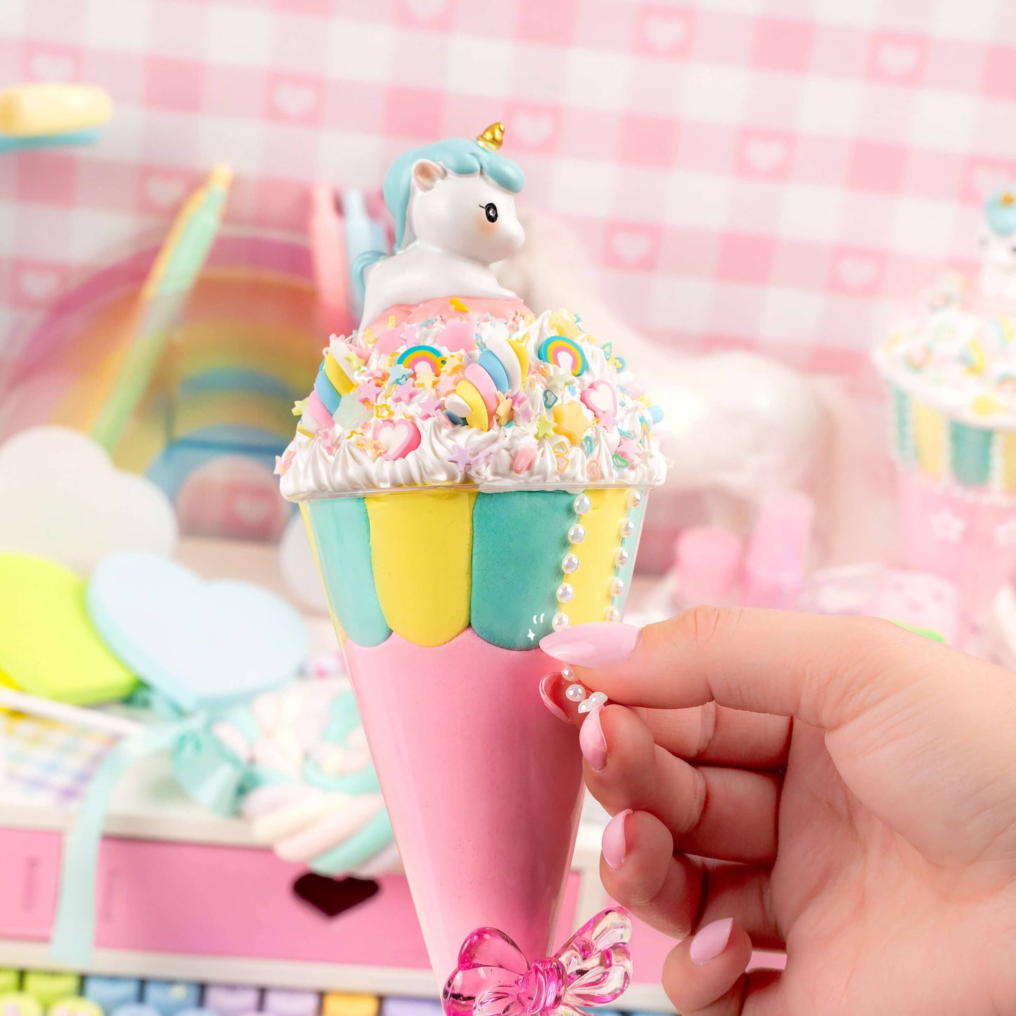 Play & Display Unicorn Parfait Clay Cafe Kit (16pcs/case)