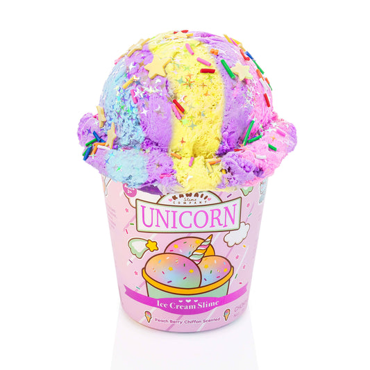 Unicorn Scented Ice Cream Pint Slime (5pcs/case)