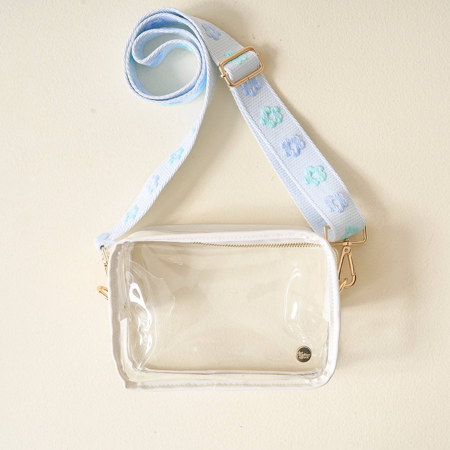 Clear Crossbody Bag-Blue