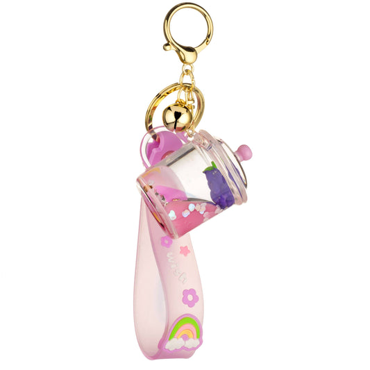Cookie Jar Liquid Effect Sensory Keychain : Purple