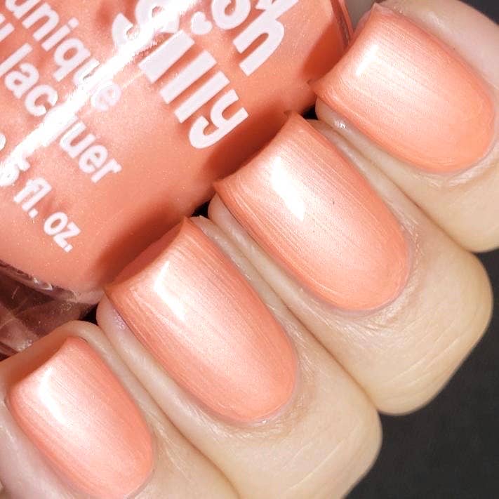 Just Peachy- Bright Lights Peach Polish