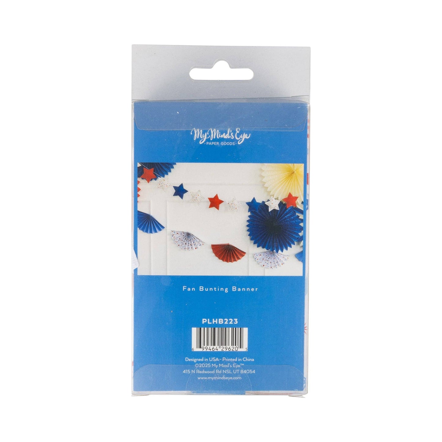 PLHB223 - Bunting Paper Fan Banner