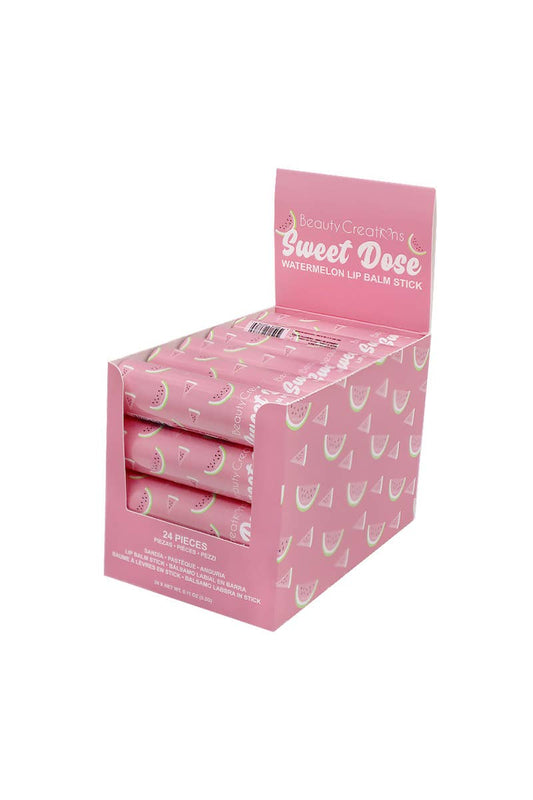Beauty Creations SDLB-WD Watermelon Sweet Dose Lip Balm - 24