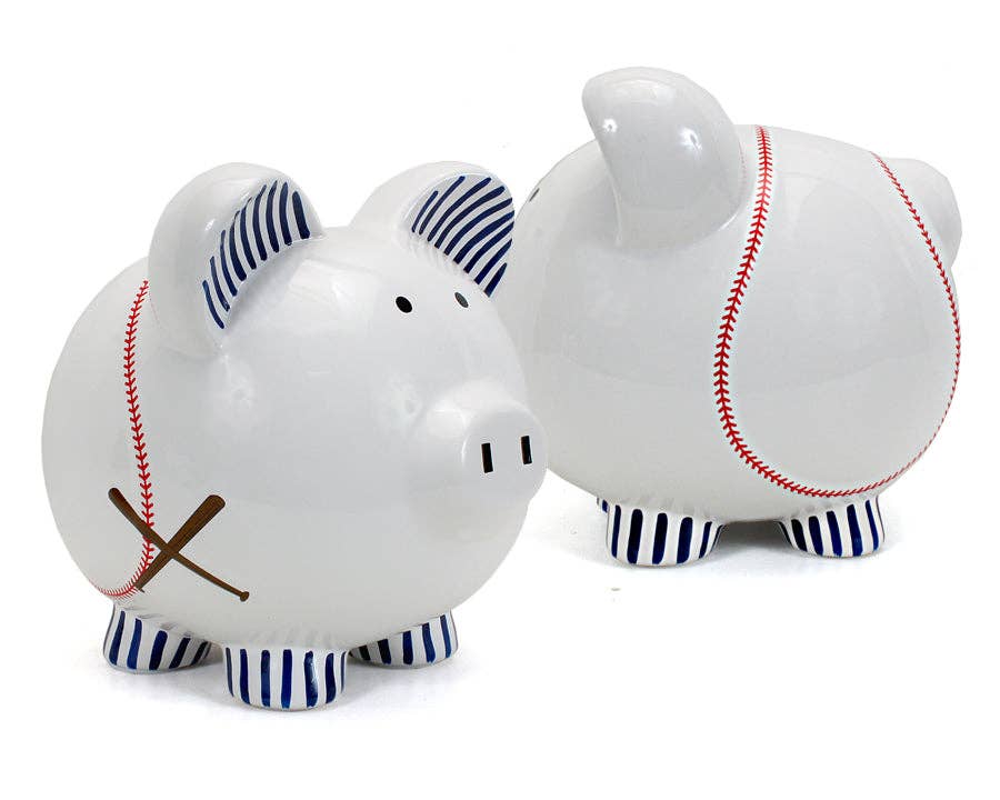 Baseball Themed Piggy Bank