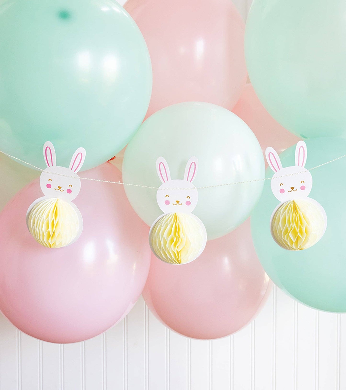 Bunny Honeycomb Banner