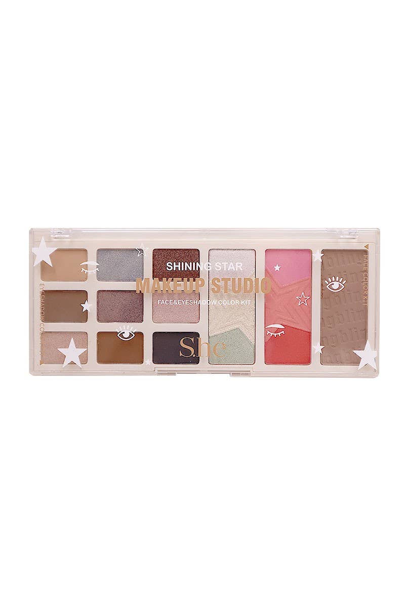 Makeup She FP1035 Shining Star Face & Shadow Color Kit - 6