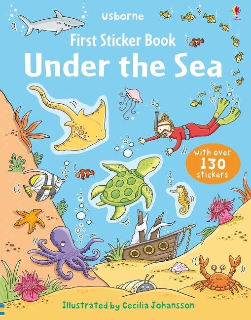First Sticker Book Under The Sea : Usborne