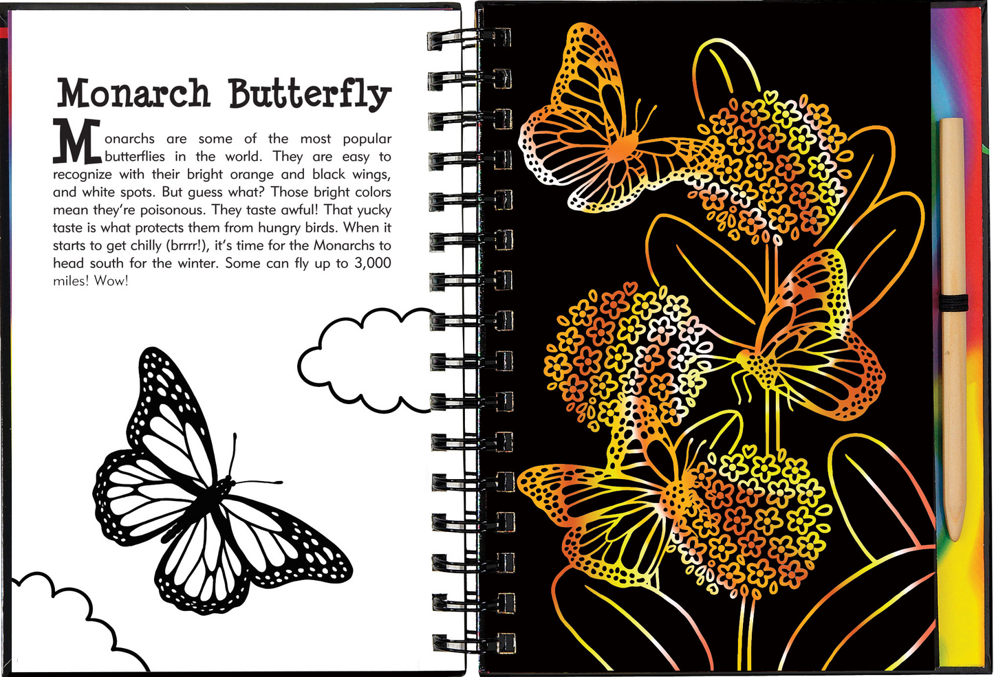 Scratch & Sketch™ Butterflies & Friends (Trace Along)