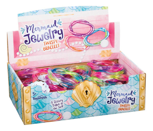Mermaid Twisty Bracelets, 2-Piece Set, Assorted