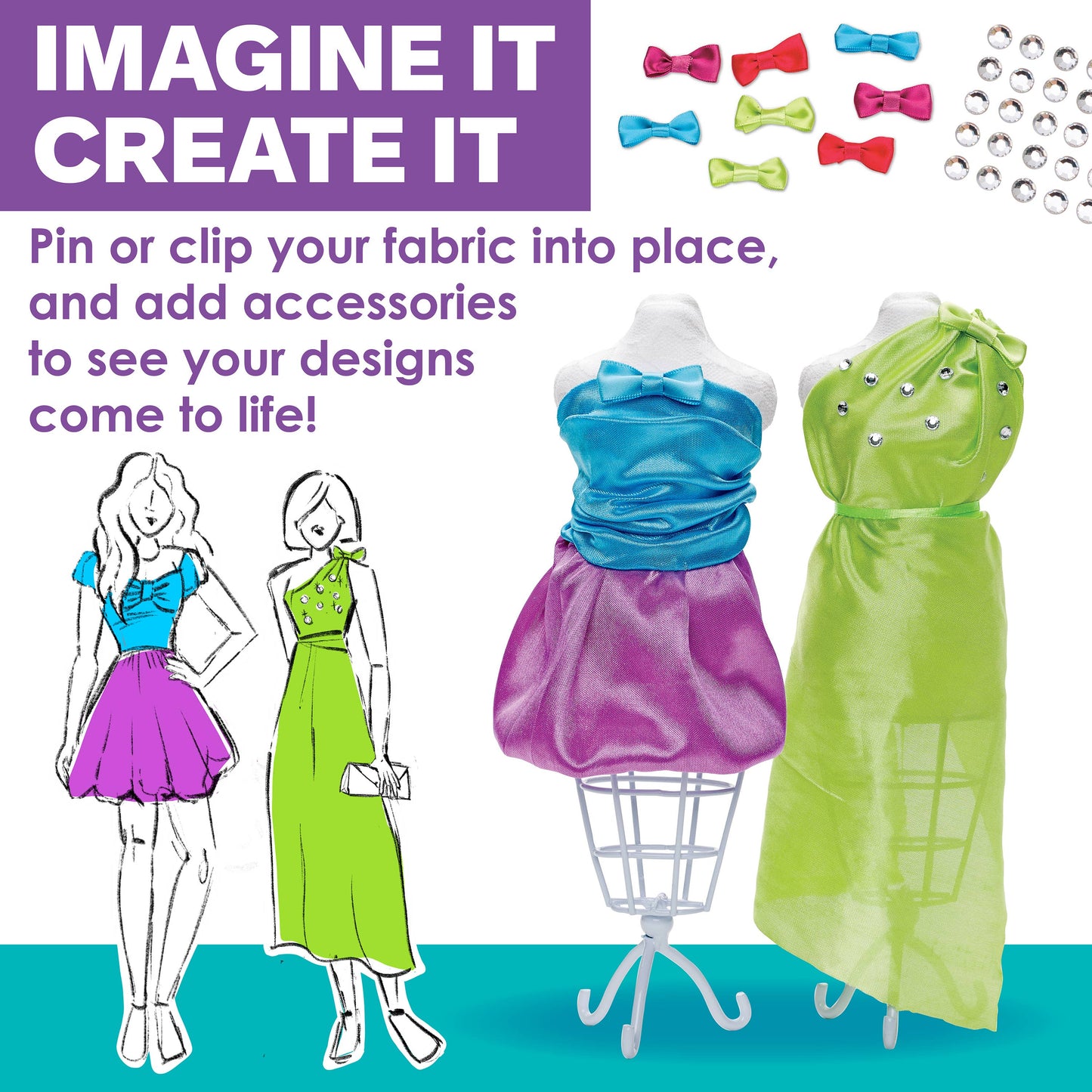 Designed By You Fashion Design Studio Craft Kit for Kids