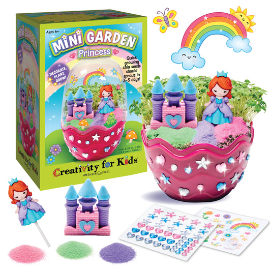 Grow a Mini Garden - Princess - DIY Craft Kit for Kids