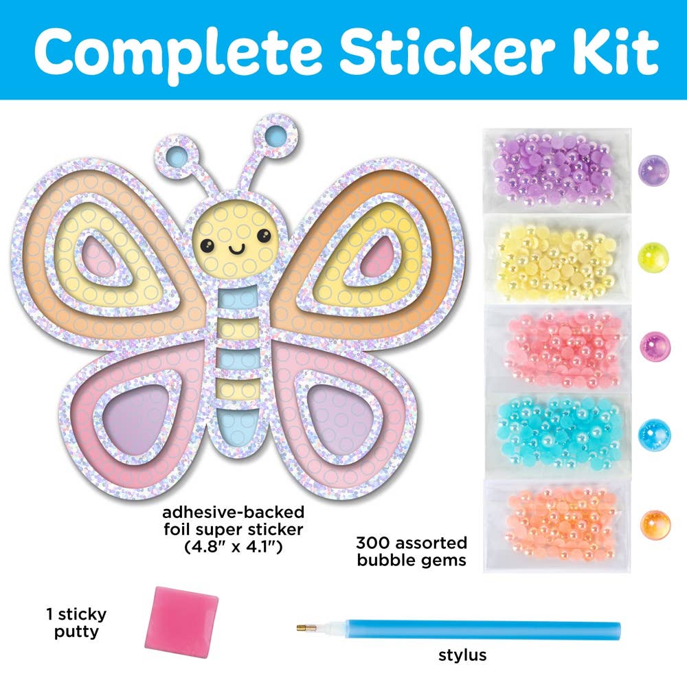 Bubble Gems Super Sticker Diamond Painting Kits for Kids
