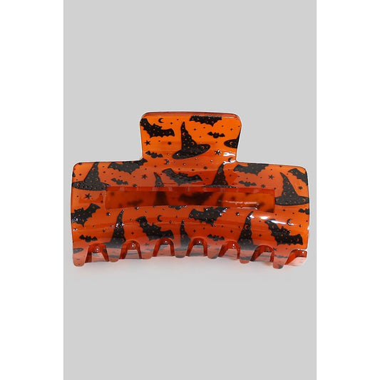 ACRYLIC HALLOWEEN THEME HAIR CLIP