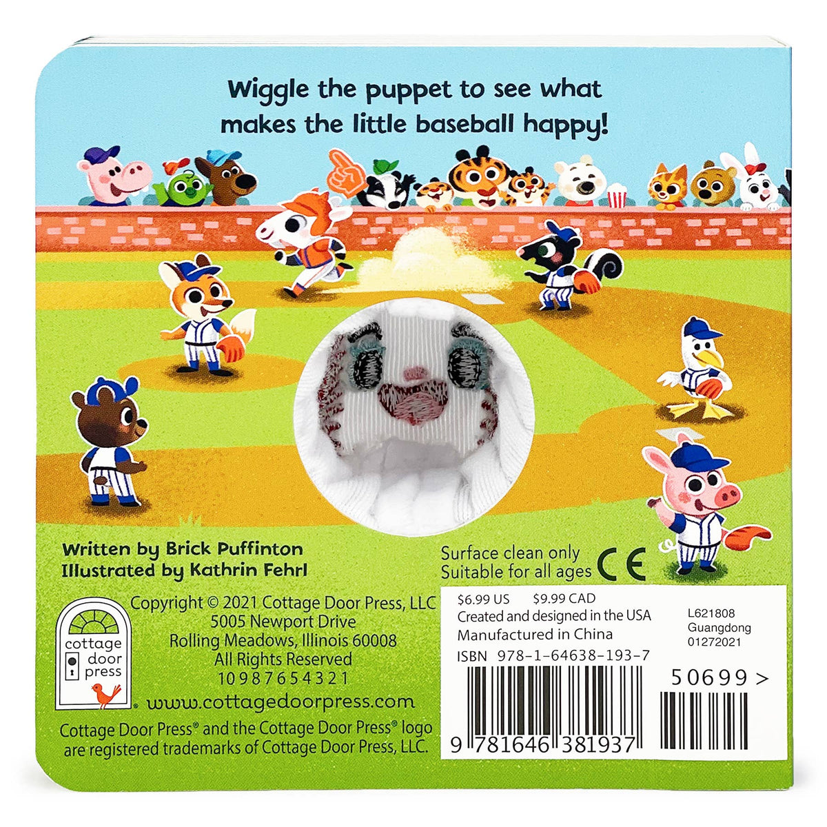 Baseball Pinwheels Baseball! Interactive Finger Puppet Board Book – Pinwheels Toys & Games