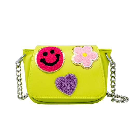 Girls Crossbody Patch Handbag