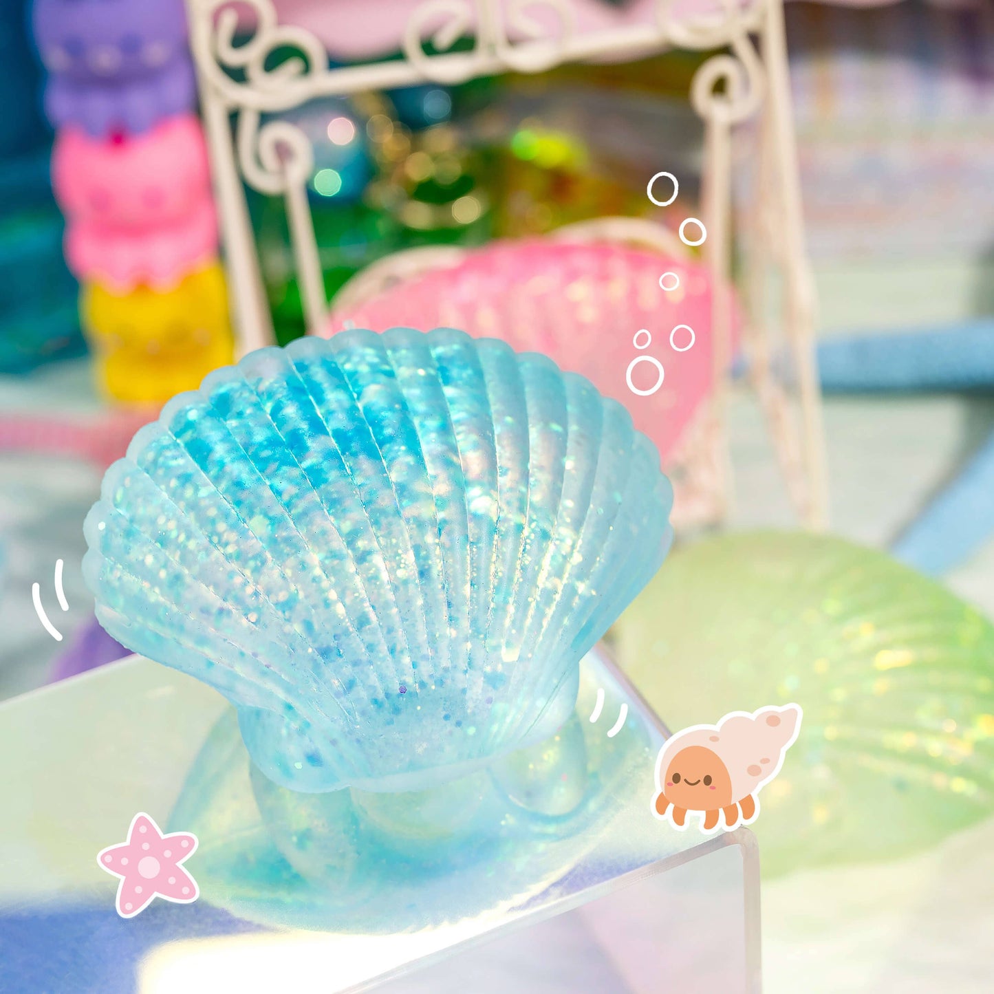 Squishy Seashells By The Seashore (12pcs/case)