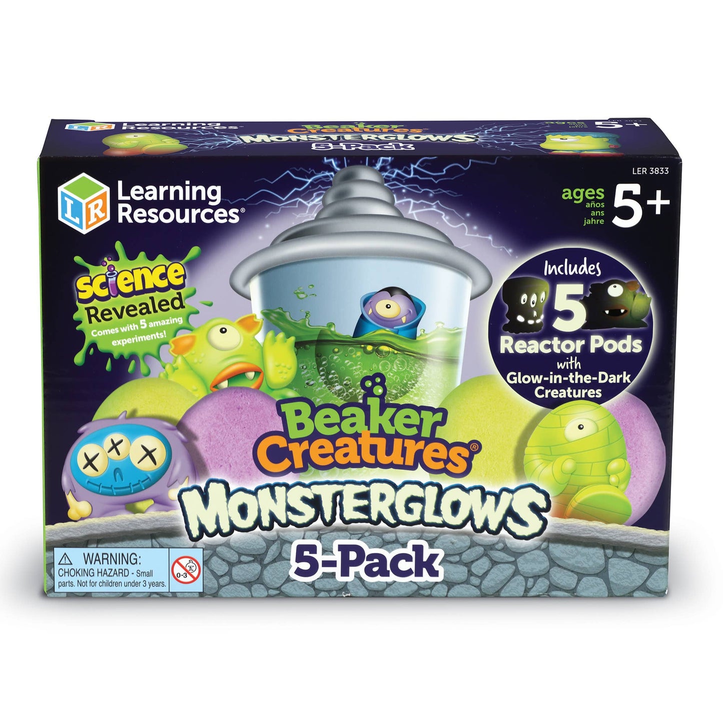 Beaker Creatures® Monsterglow 5-pack