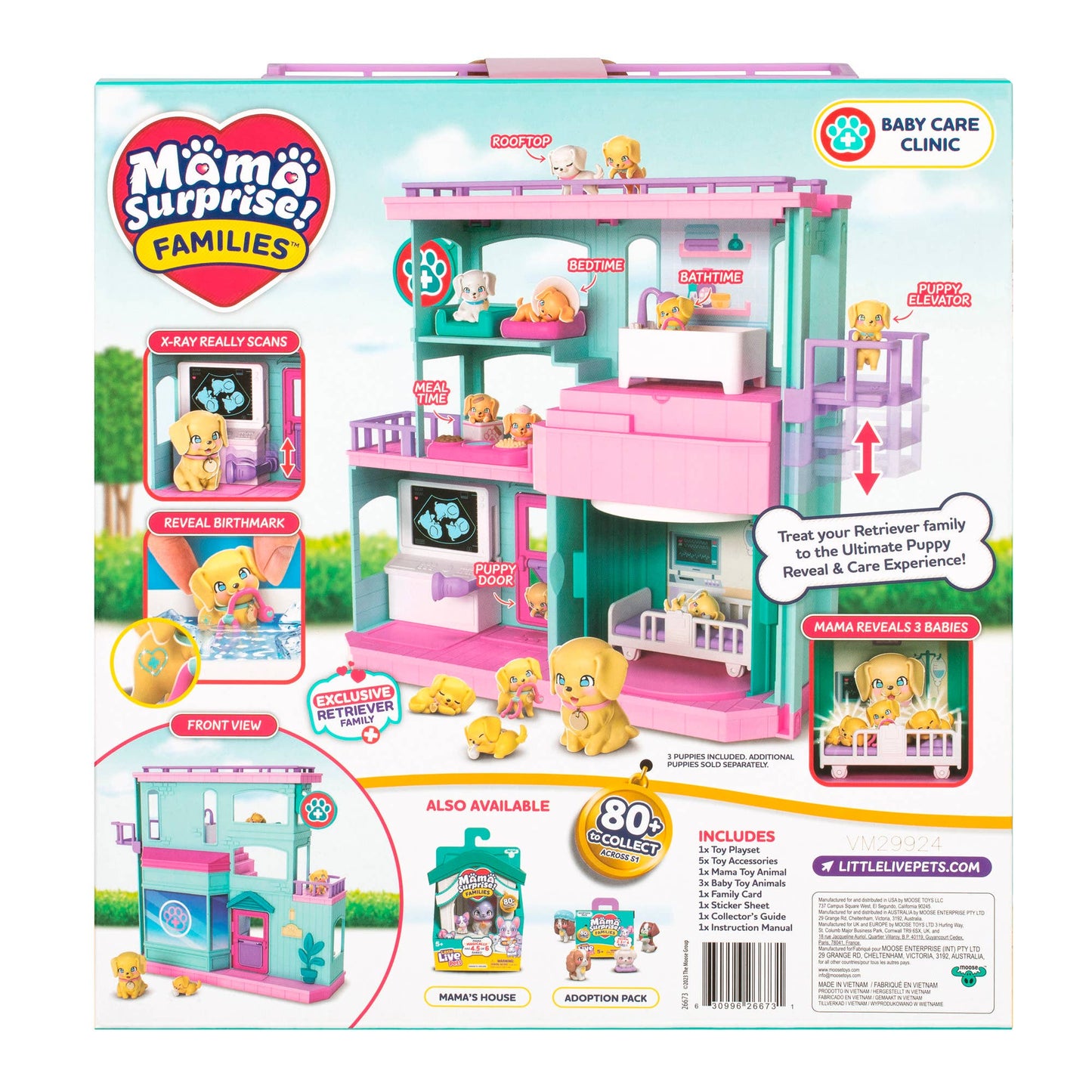 Moose Toys - Little Live Pets Mama Surprise Vet Playset