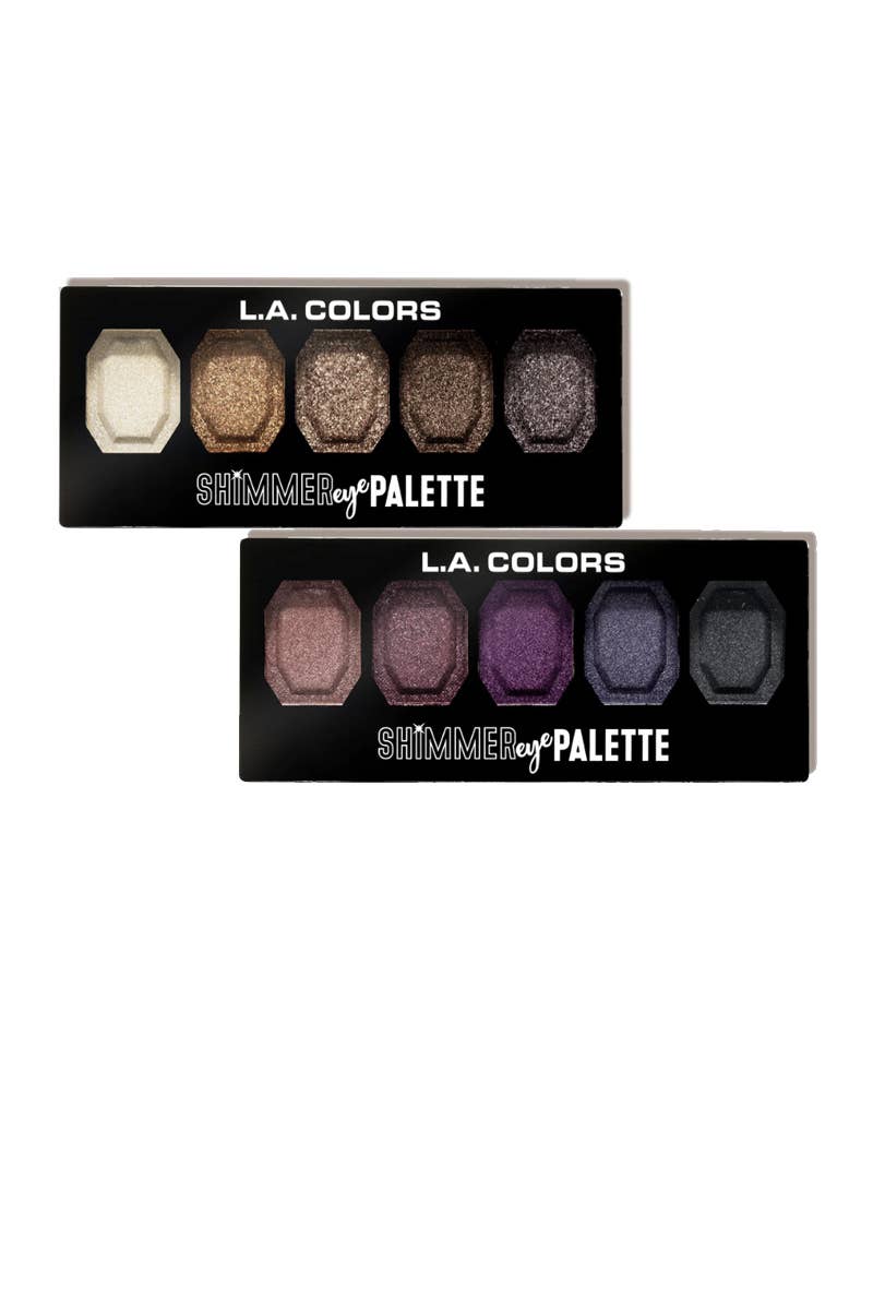 LA Colors CLAC466 Shimmer Eye Palette Display - 30pc