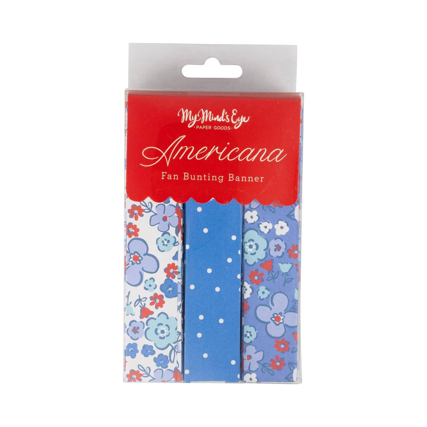 FLA1103 - Floral Americana Bunting Banner