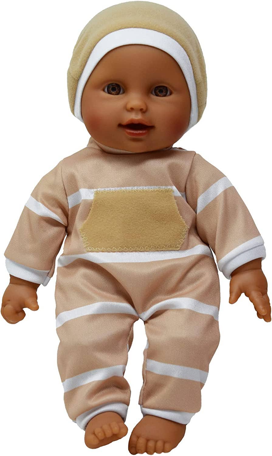 The New York Doll Collection 11" Doll Striped W/ Pacifier