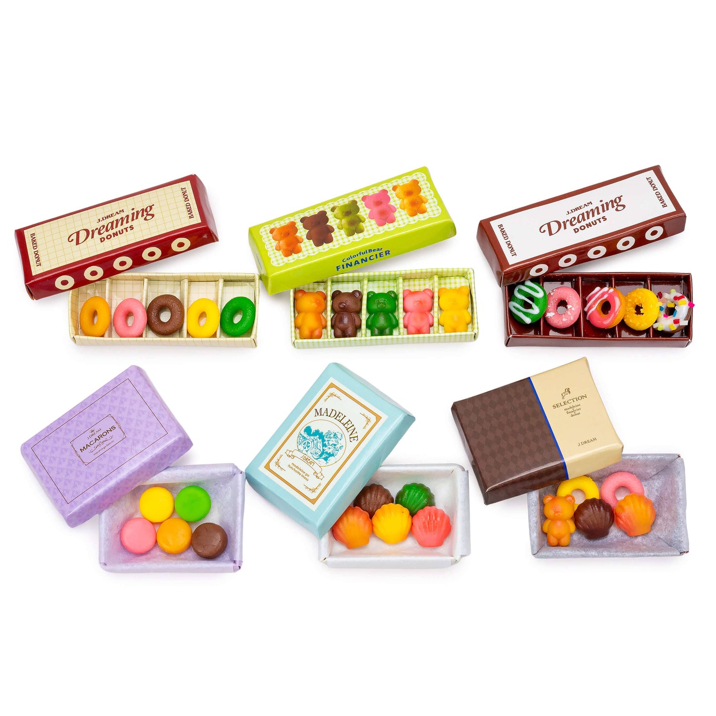 Boxed Baked Sweets Selection Capsule Toy