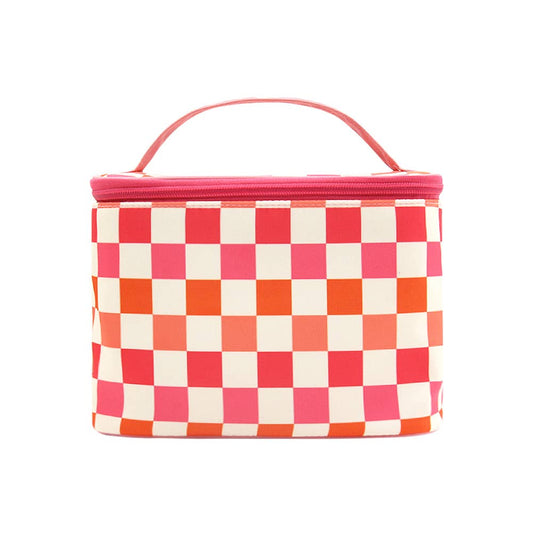 Karma Collection Check Cosmetic Travel Bag Holiday Gift