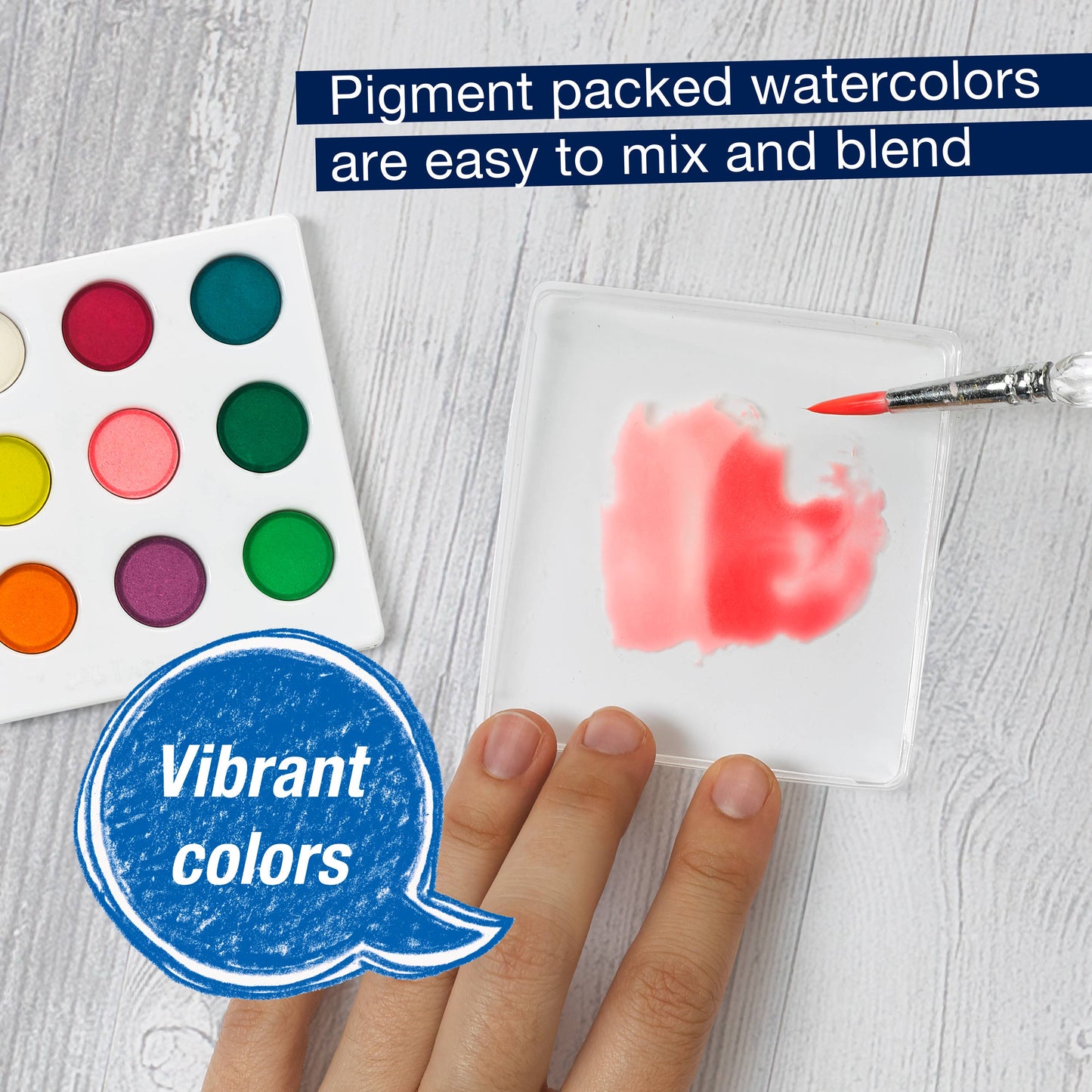 Watercolor Paint by Number Produce Wall Decor Craft