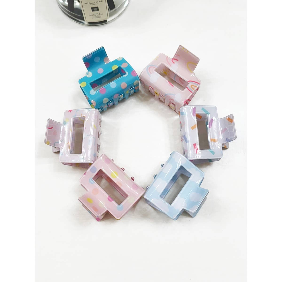 Cute Designs Assorted Medium Hair Claw Clip