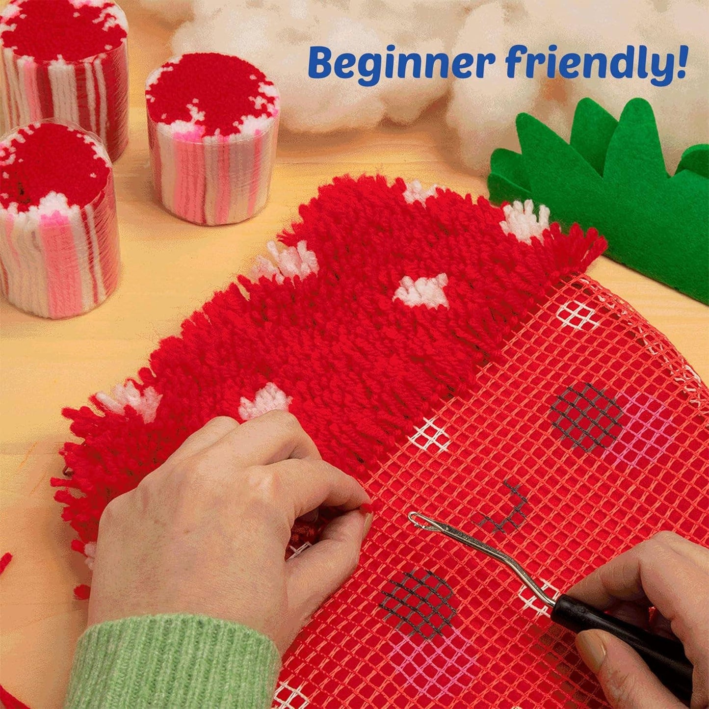 Latchkits Craft Kits - Strawberry Pillow - Arts and Crafts