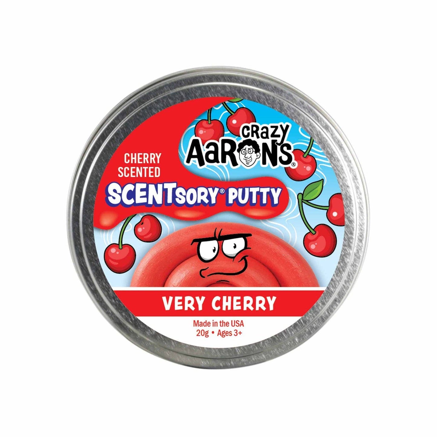 Scentsory Very Cherry - 2.75" Thinking Putty TIN ONLY