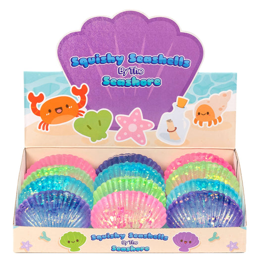 Squishy Seashells By The Seashore (12pcs/case)