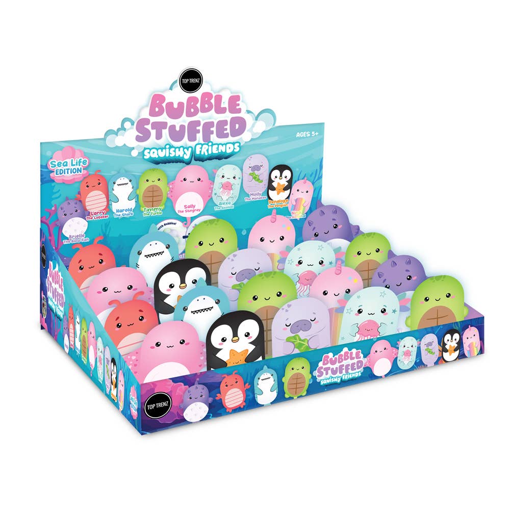 Bubble Stuffed Squishy Friends - Sea Life Edition