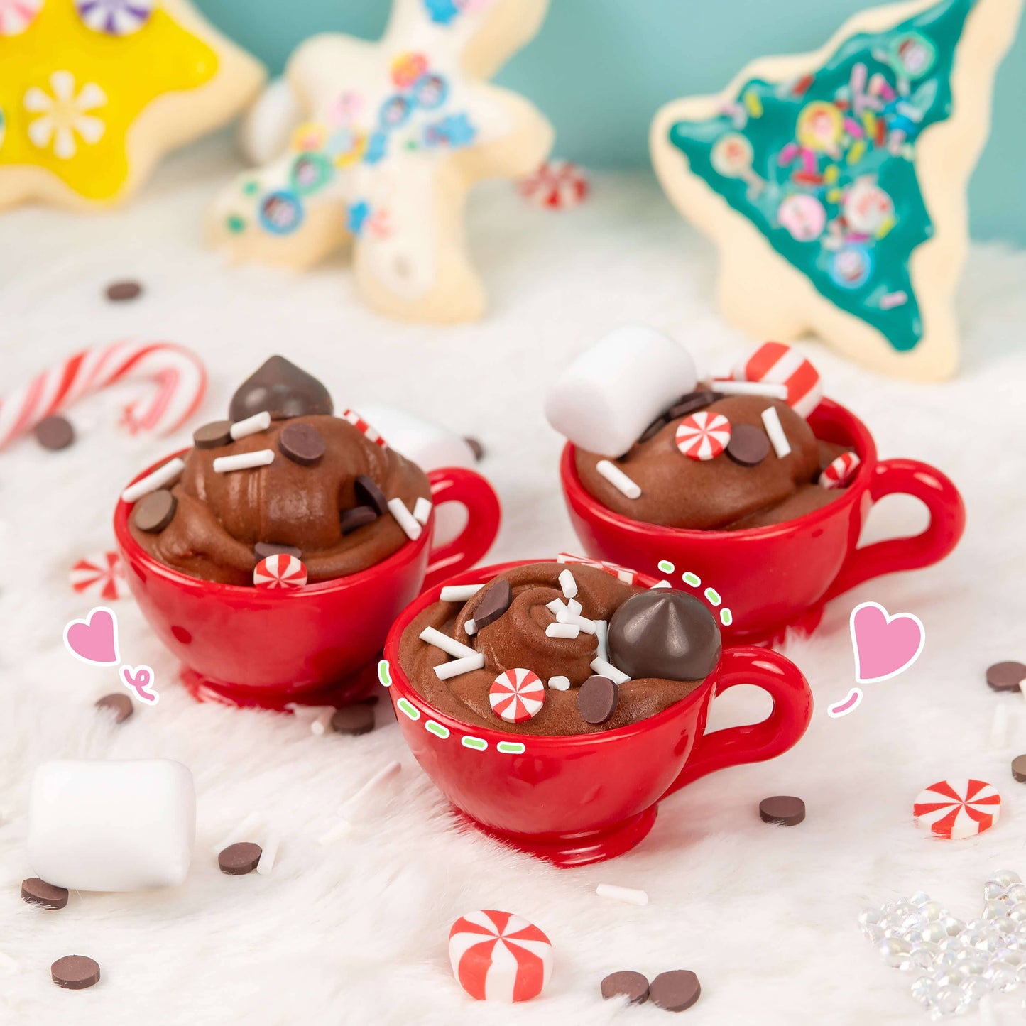 Hot Cocoa Kisses Butter Signature Dome™ Slime (4pcs/case)