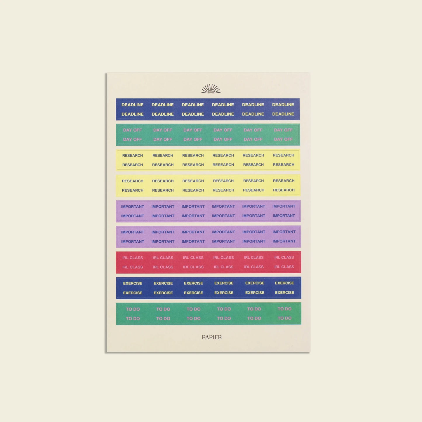 Sticker Set, Academic -  Find the Balance