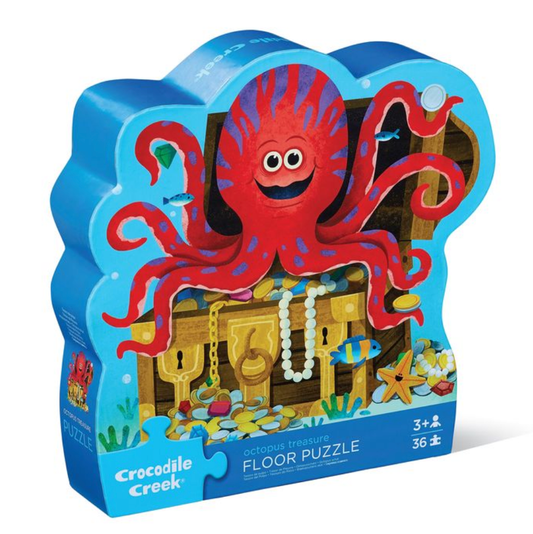 36-Piece Shaped Box Puzzle - Octopus Treasure