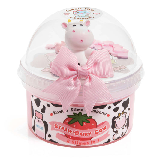 Straw-Dairy Cow 2 Slimes in 1 (4pcs/case)