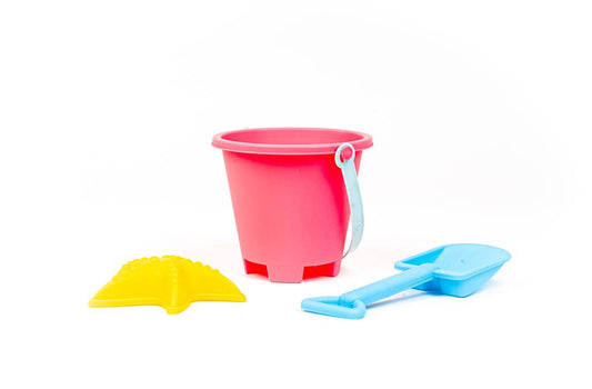 Toysmith 3-Piece Pink Sand Bucket Set